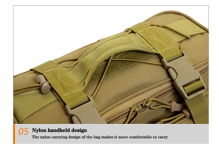 RUIN HAWK Versatile Waterproof Fishing Gear Bag Spacious Oxford Cloth Organizer for Lure Rods